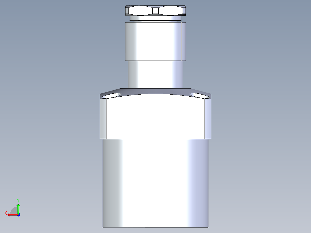 KOSMEKLG1050-GR-Y60多系列多零件图纸模型后视图