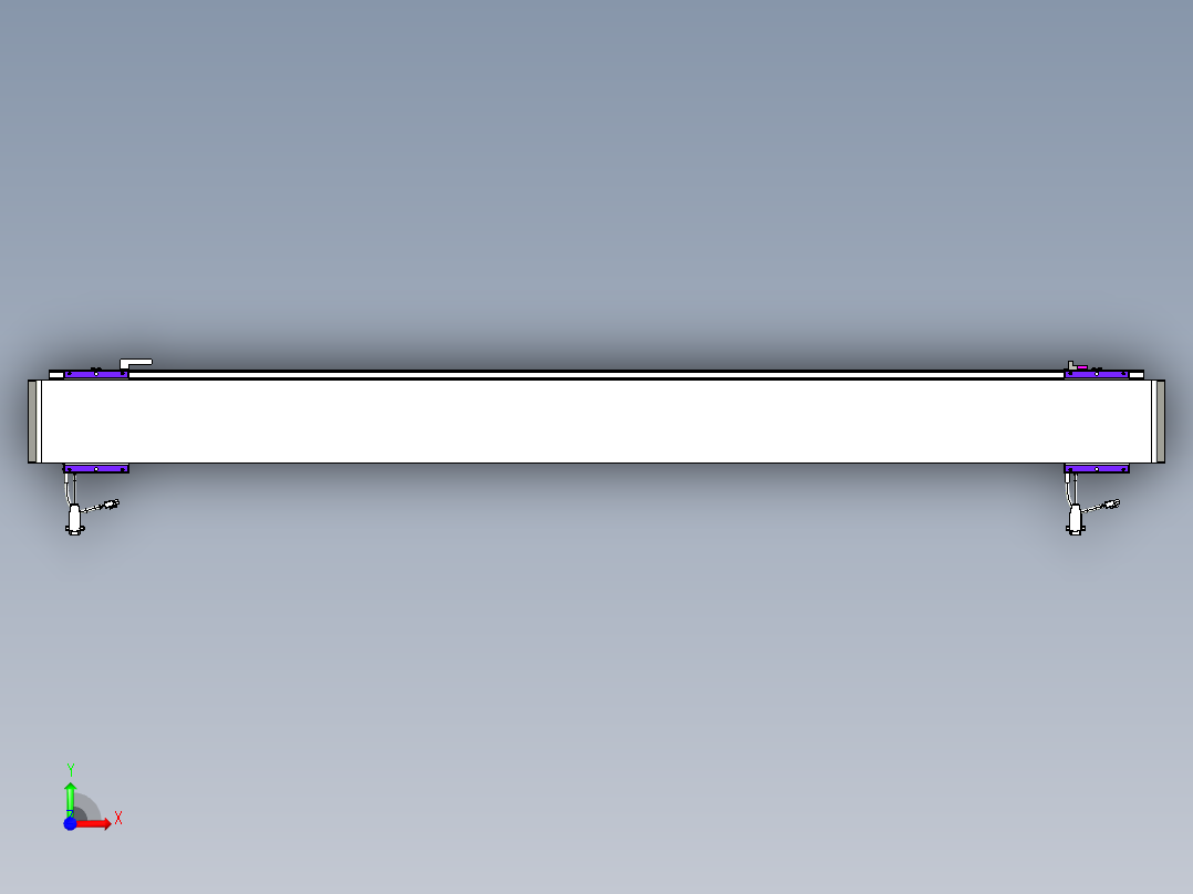 威洛博VL系列3d模型模组2VL14S1Y-S1550前视图