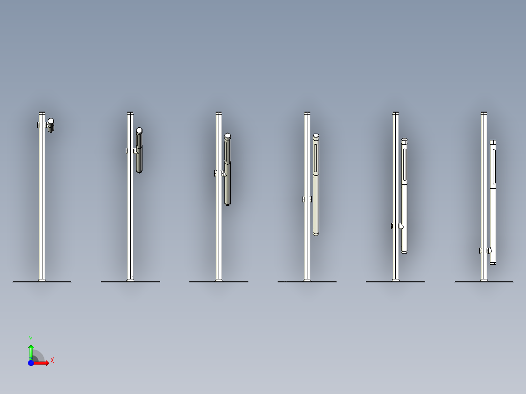 1624台灯设计前视图