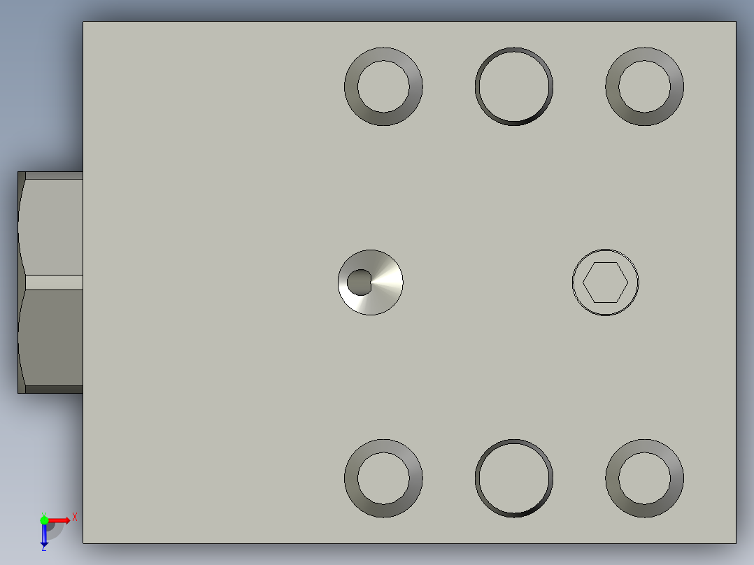 KOSMEKJKA0x0-0G_rev2多系列多零件图纸模型俯视图