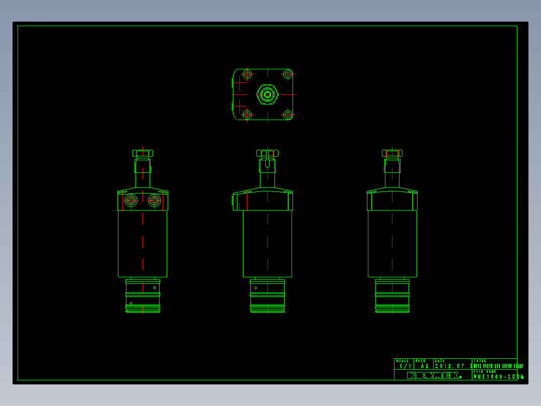 KOSMEKWHE1600-2GRM多系列多零件图纸模型多系列多零件图纸模型
