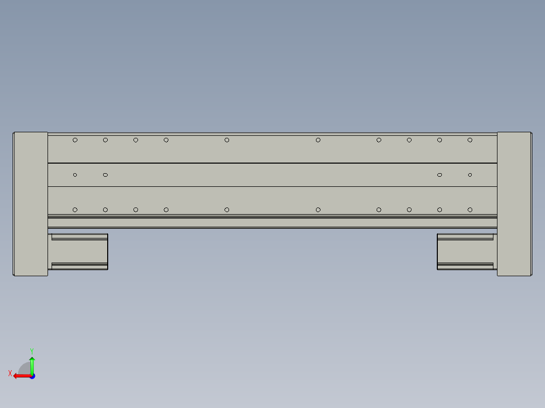 威洛博双电机滑台-VC14D2-S100-BLR-P40-C6后视图