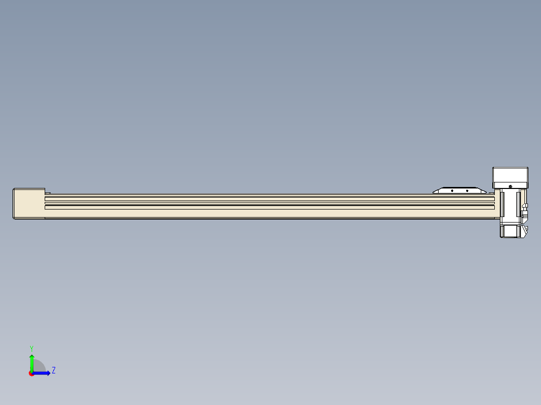 同步带全封闭直线模组TPA-HCB-65S-90-L700-ML-C-P10-N3左视图