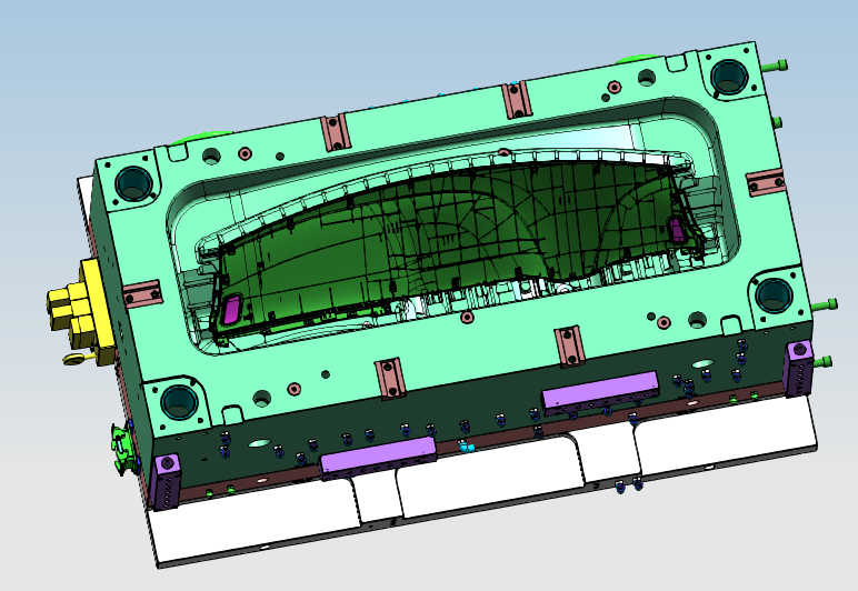 一套经典的汽车仪表模具图