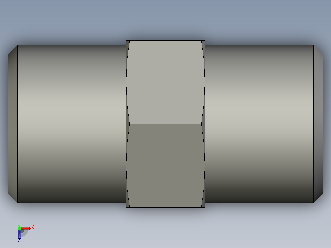 卡套式工业通用硬管接头EO Union G08S71X俯视图