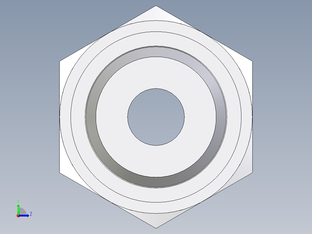 卡套式工业通用硬管接头EO_Standpipe_connector_EVGE10SMEDCF左视图