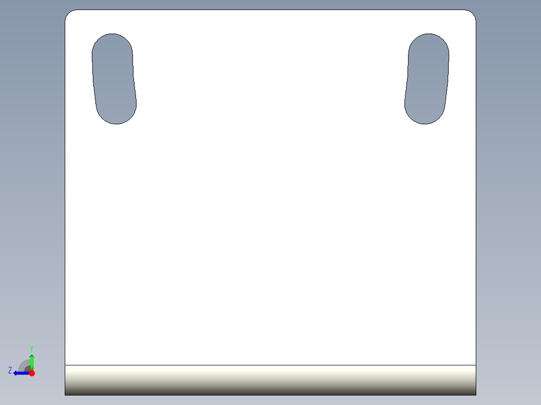 光电_激光传感器05）EB_3032_安装支架右视图