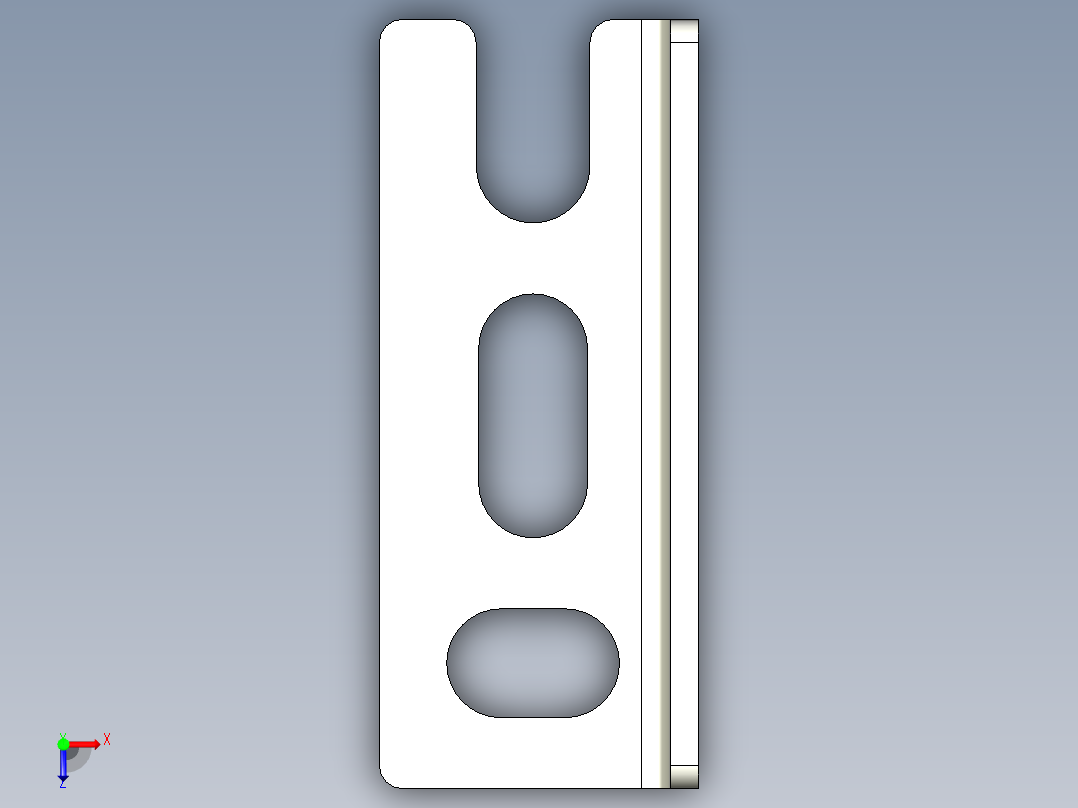 光电_激光传感器05）EB_3032_安装支架俯视图