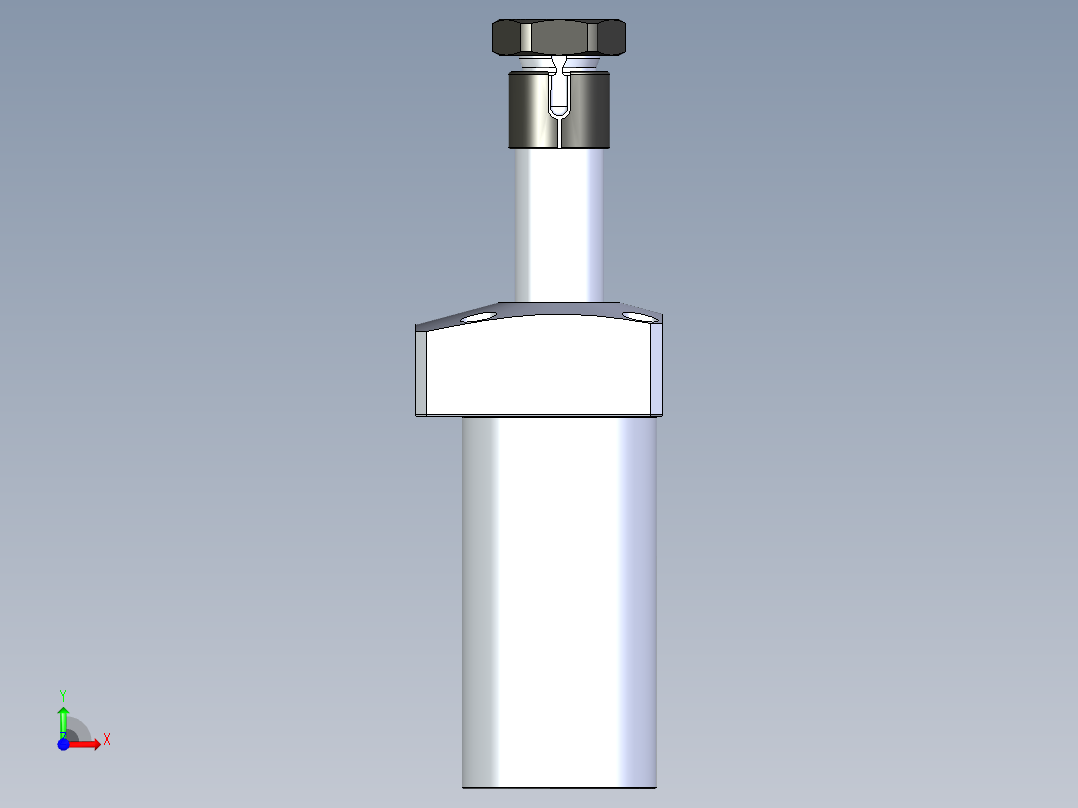 KOSMEKLHA0480-SR-Q25_R01多系列多零件图纸模型前视图