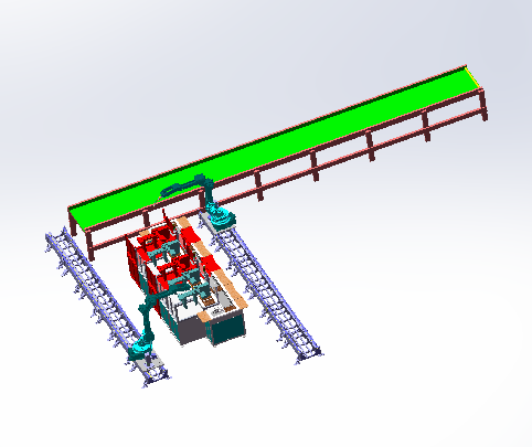 纸箱自动喷码印刷生产线sw17