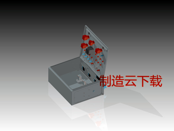 测试控制面板3D模型