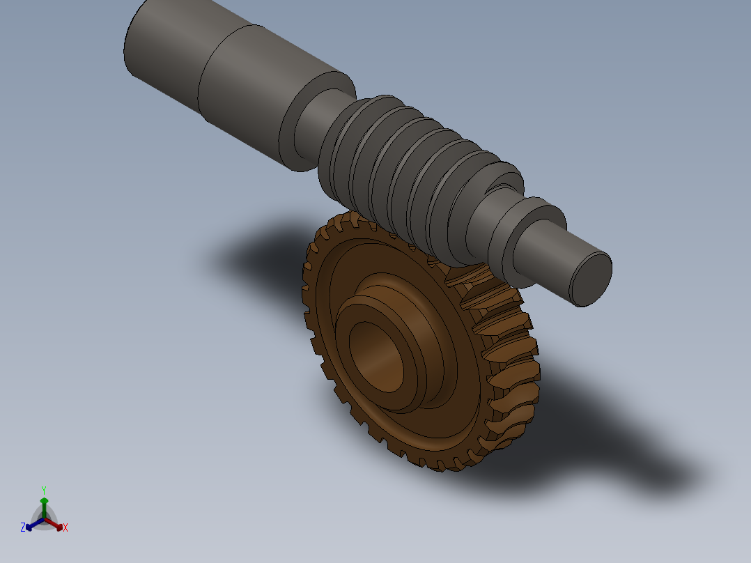 solidworks <span style='color: red'>蜗轮</span><span style='color: red'>蜗杆</span>副
