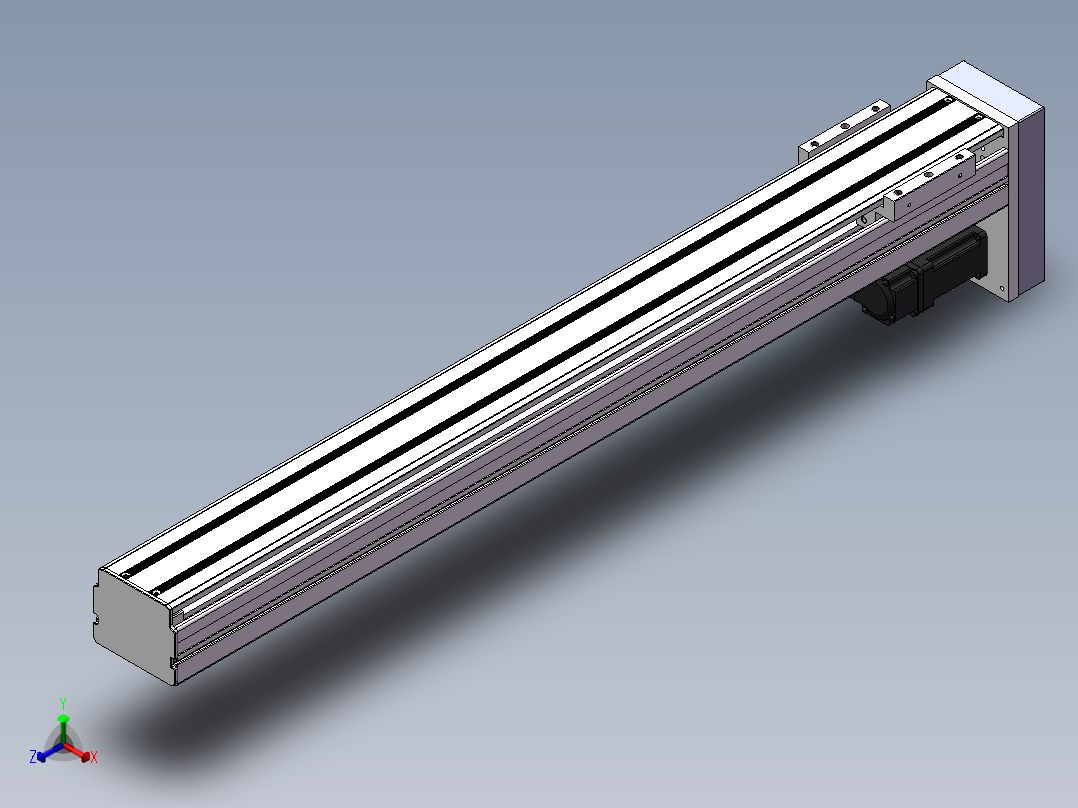 精密模组MY80S-T10-650L-P10B-BM-C4正等轴测图
