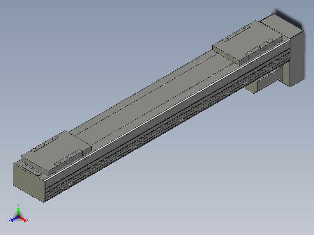 直线模组WG-LHC12-S700-D设计图纸