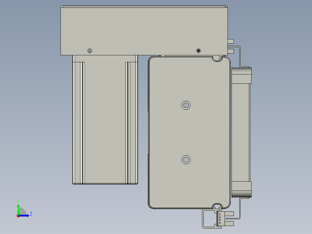 威洛博双电机滑台-VBC14S2-L50-S850-BD-P40-C6左视图