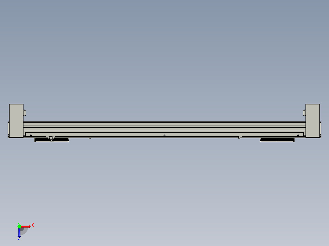 威洛博双电机滑台-VBC14S2-L50-S850-BD-P40-C6俯视图