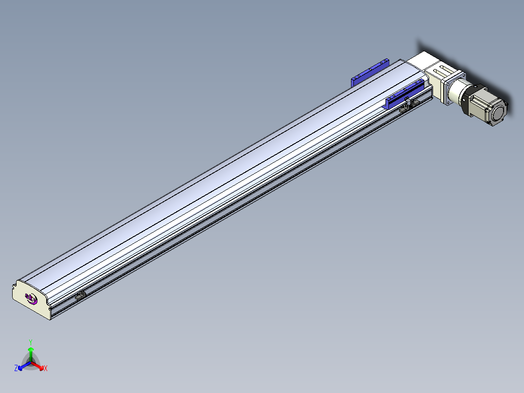 同步带滑台-半封闭B17-L100-S1450-R-P75-D3-N3