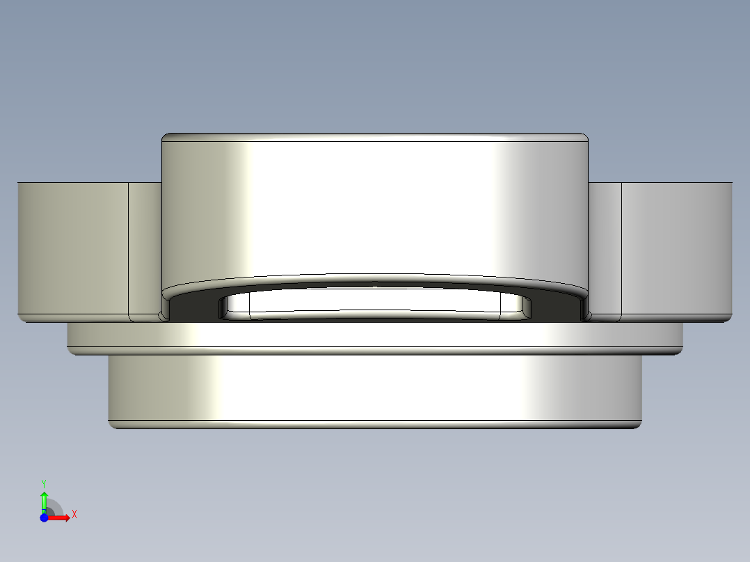 管道手动球阀-水管开关阀-手动阀门User Library-md52c150dn40_DN40~65.Gland前视图