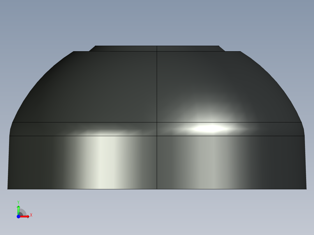 型材-KJN ZINC _0 BASE 098D040ZS前视图