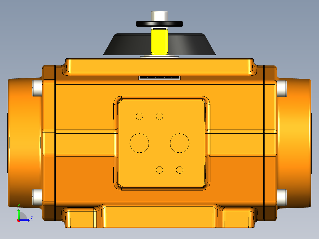 EL-O-Matic PE-60气动执行器左视图