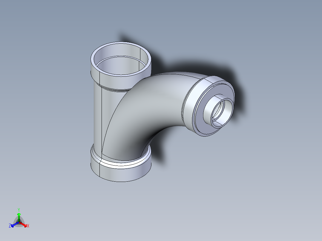 船舶管路系统S10_SeaDrainPLUS_LongTurnReducingTee-SxSxS_37E273034_4in Sea Drain Plus - Long Turn Reducing Tee - SxSxS