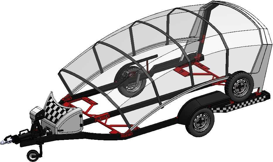 573轻巧便携拖车SW设计