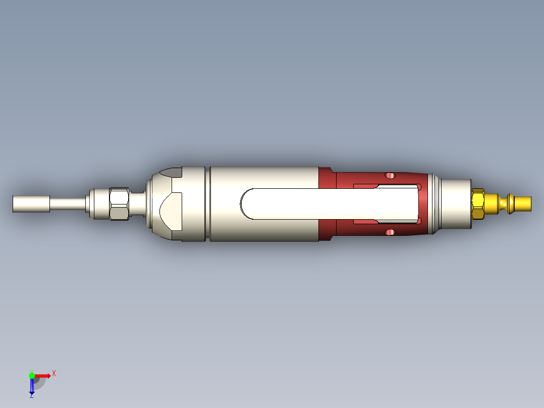 校正气动、气动研磨机、工具俯视图
