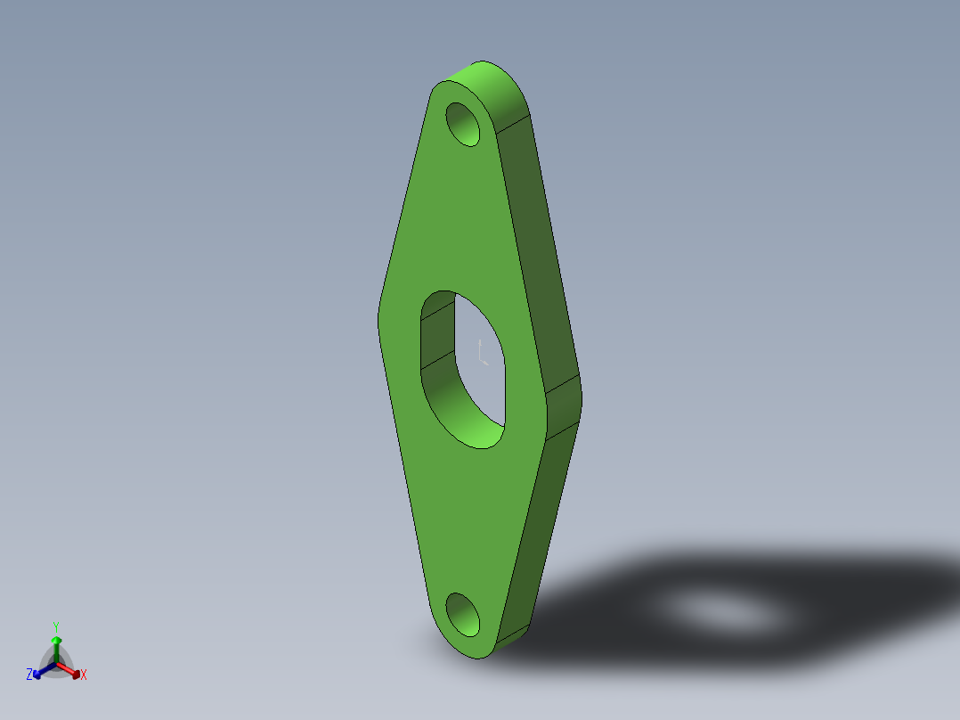 S40 摇柄正等轴测图