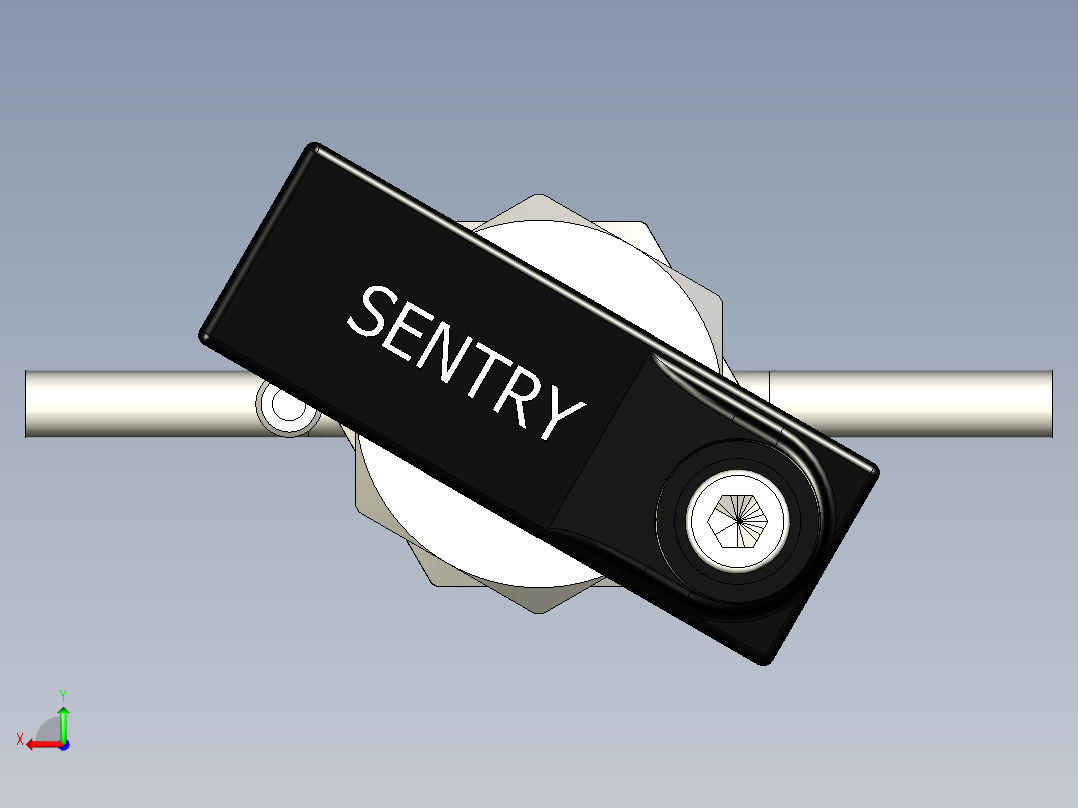 VREL控制阀是一种专为高压液体设计的阀门后视图