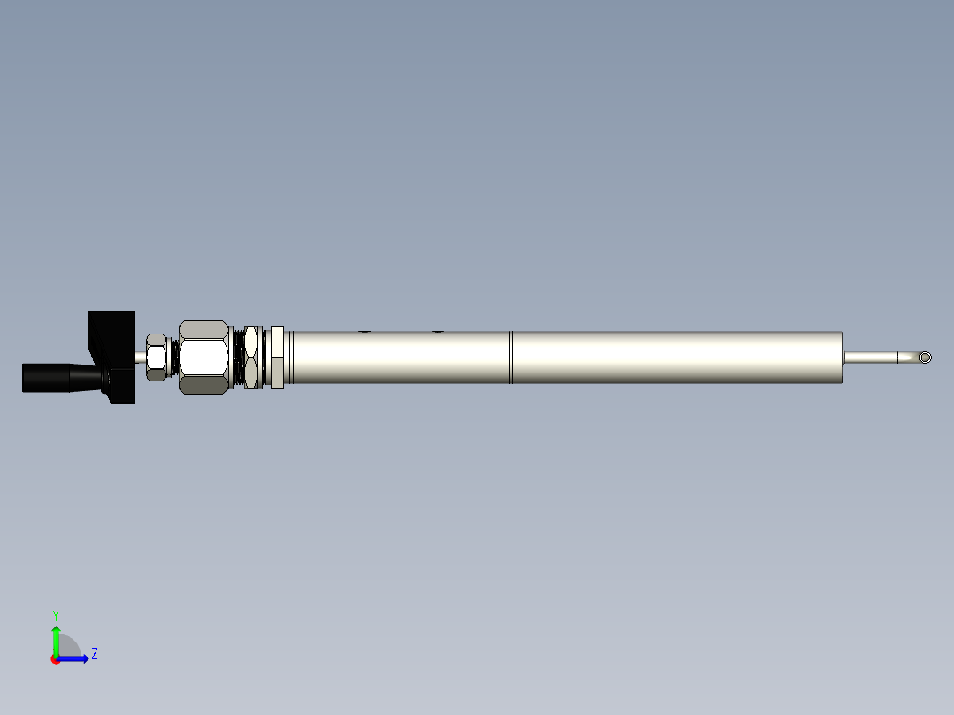 VREL控制阀是一种专为高压液体设计的阀门左视图