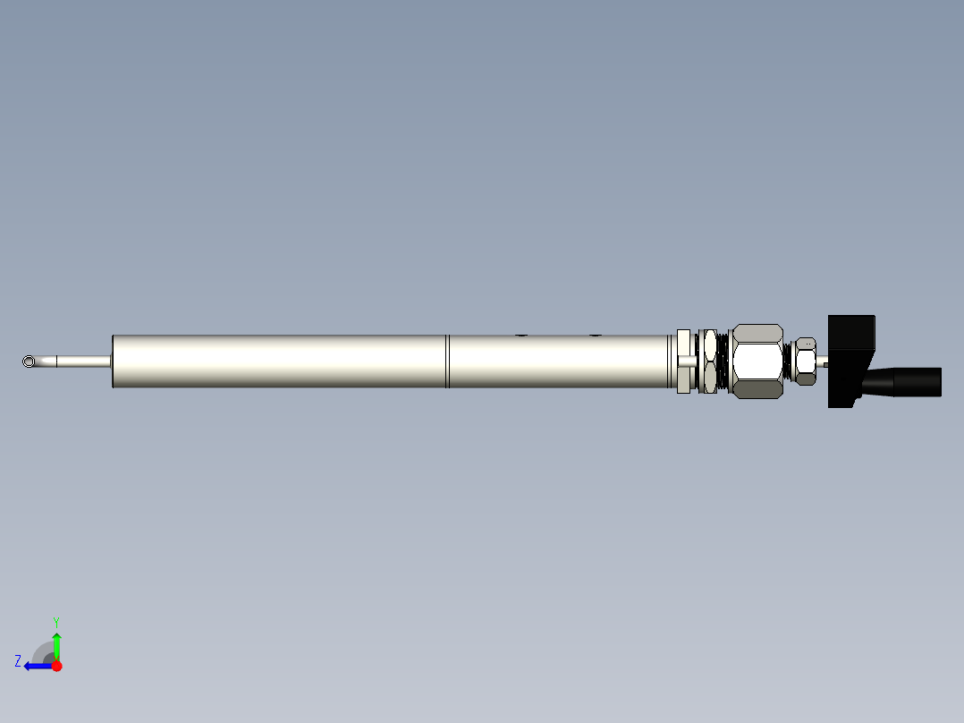 VREL控制阀是一种专为高压液体设计的阀门右视图