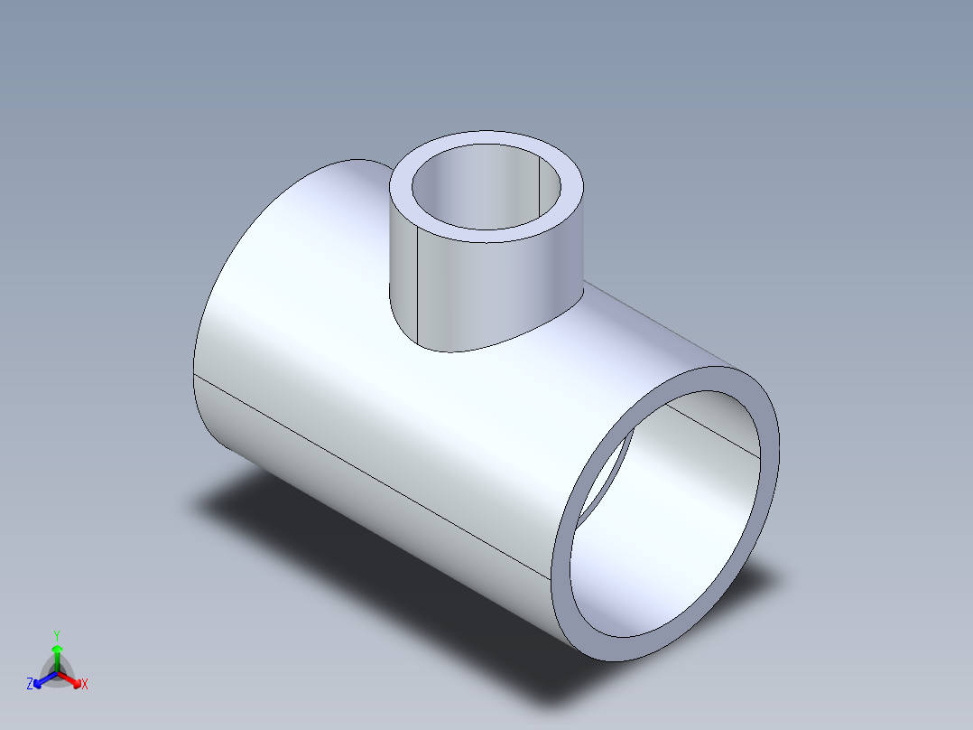 聚氯乙烯配件02-Sch80_ReducingTee_SxSxS_801-249_2in x 1in