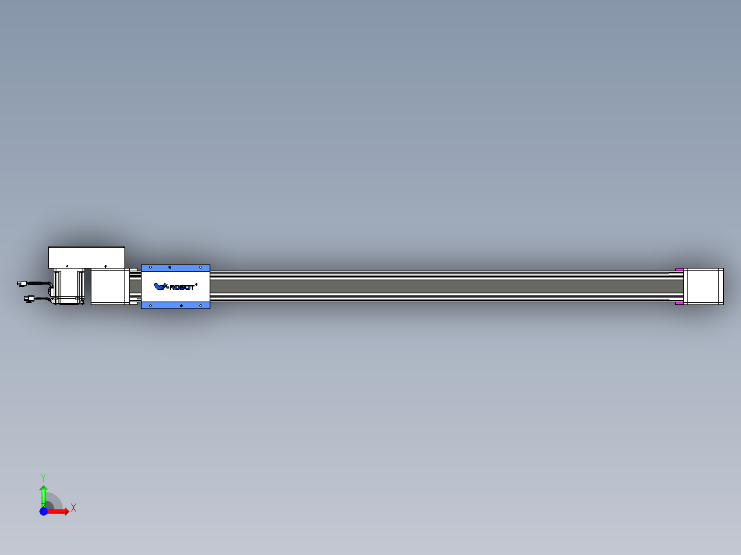 威洛博LB.GB同步带传动--欧规系列GB8-L96-S1200-BR-P75前视图