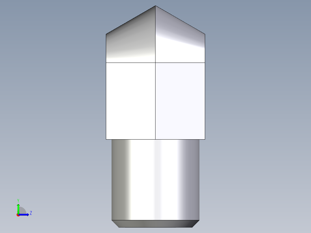 卡套式工业通用硬管接头EO_Union_elbow_W04LL71X左视图