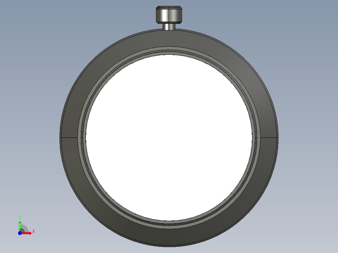 基恩士CA-LH16_kc图纸模型前视图
