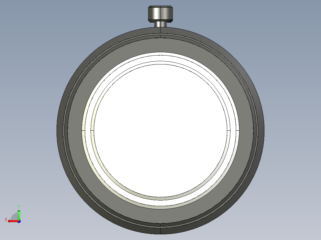 基恩士CA-LH16_kc图纸模型后视图