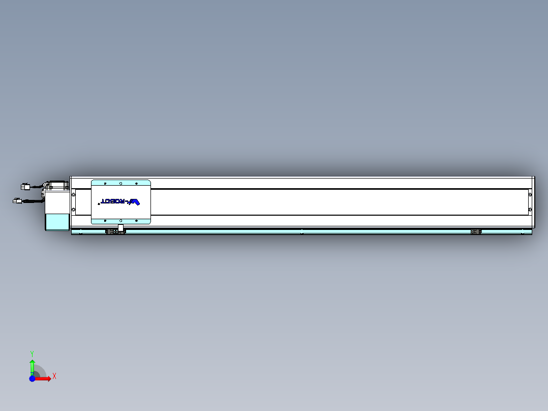 威洛博VBC同步带传动一无尘环境VBC14-L45-S950-BLD-ZP40-C3前视图