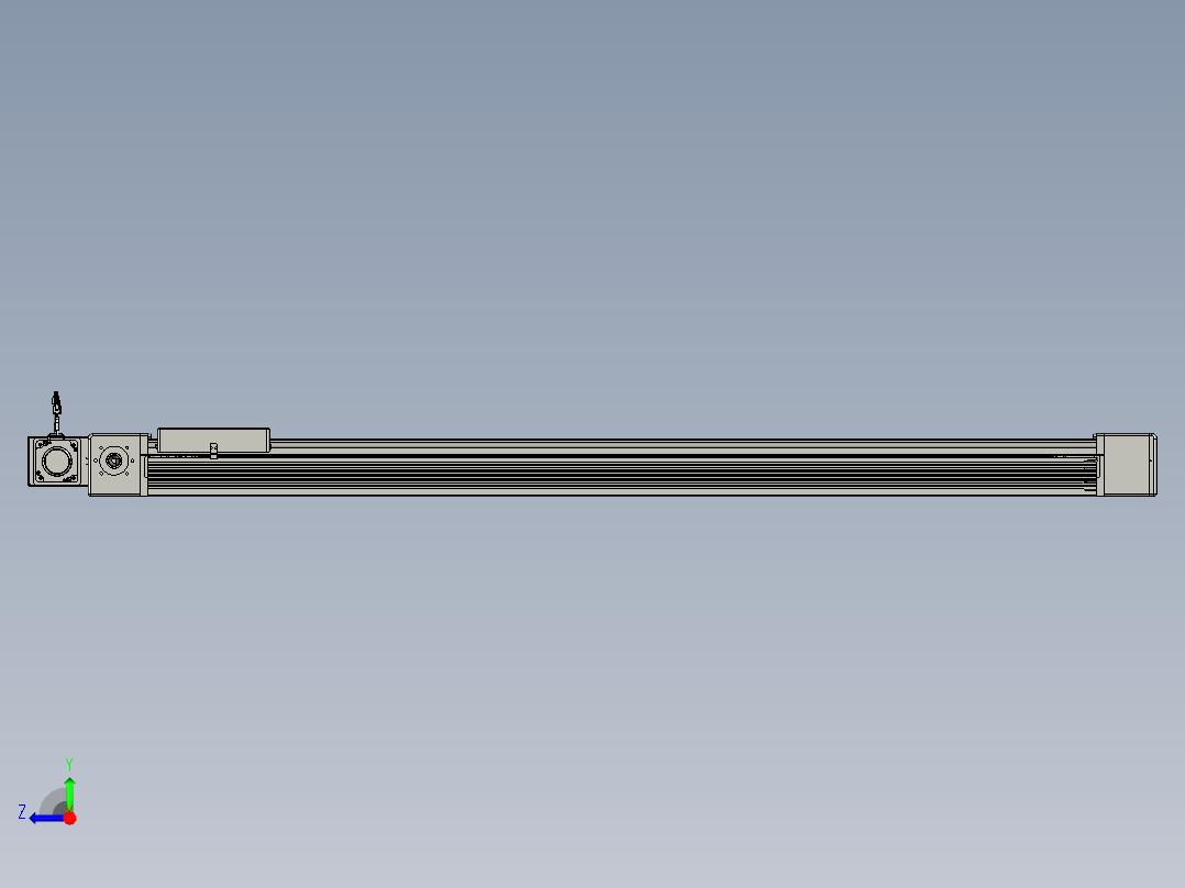 威洛博直线电机模组EB16-L208-S1550-BR-ZP75-MS3-5K右视图