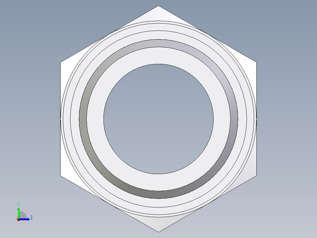 卡套式工业通用硬管接头EO_Male_Stud_connector_GE28LRED71左视图