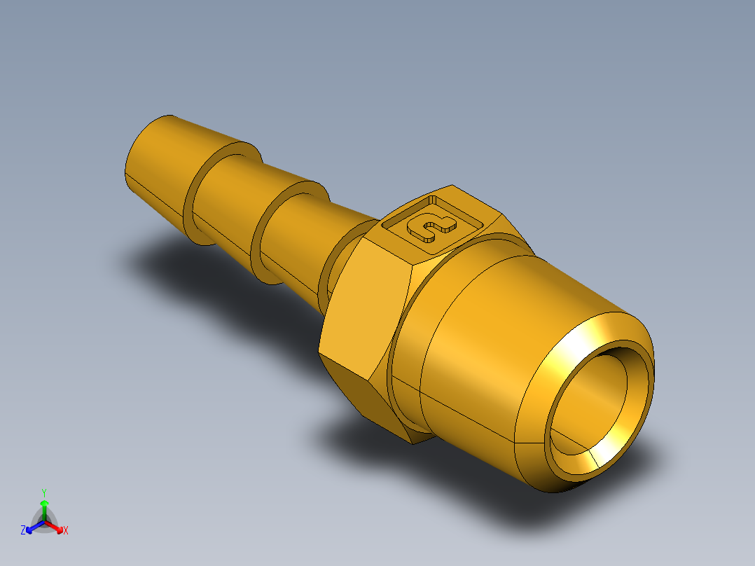 倒齿式工业管接头Hose Barb to Male Pipe 125HB-3-2