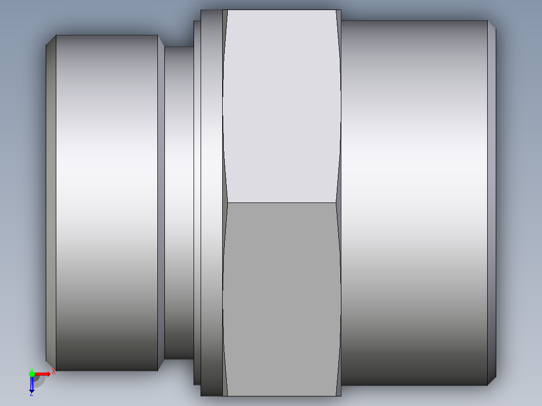卡套式工业通用硬管接头EO_Male_Stud_connector_GE38SREDOMD71俯视图