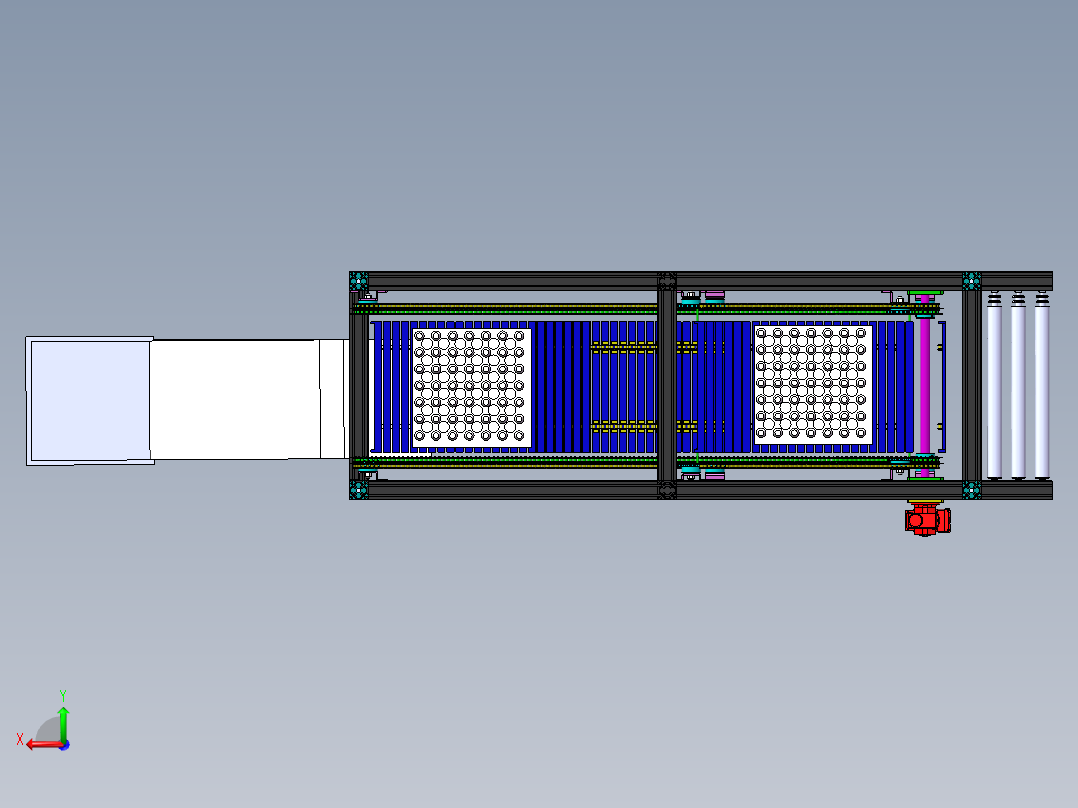 送苗装置(1)后视图