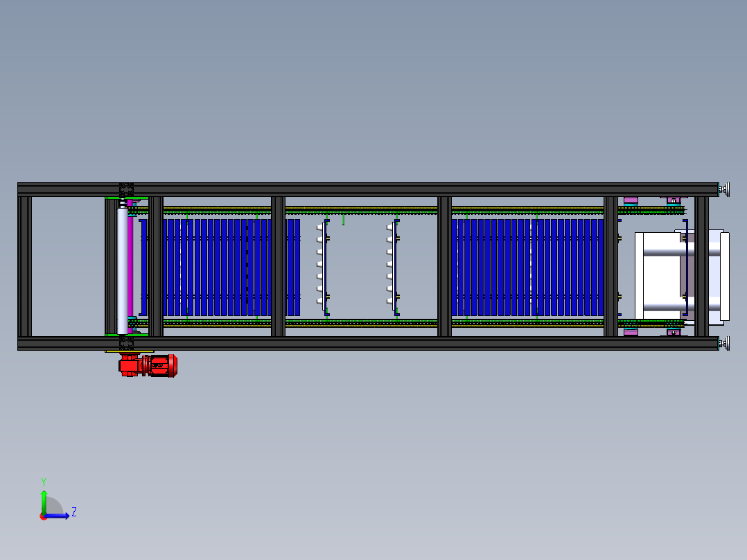 送苗装置(1)左视图