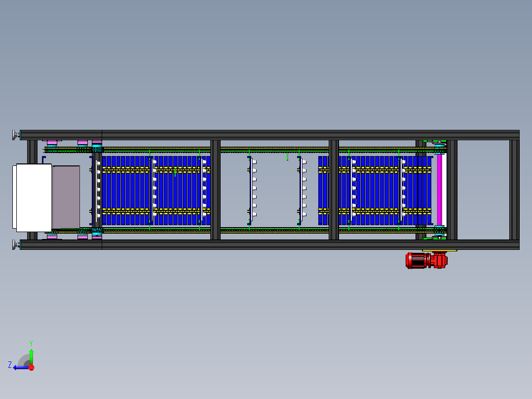送苗装置(1)右视图