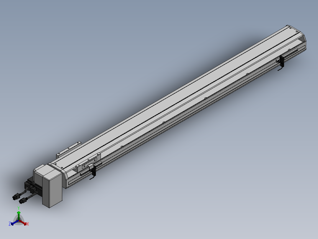 精密模组MT100-L78-900-RD-M10-C4正等轴测图
