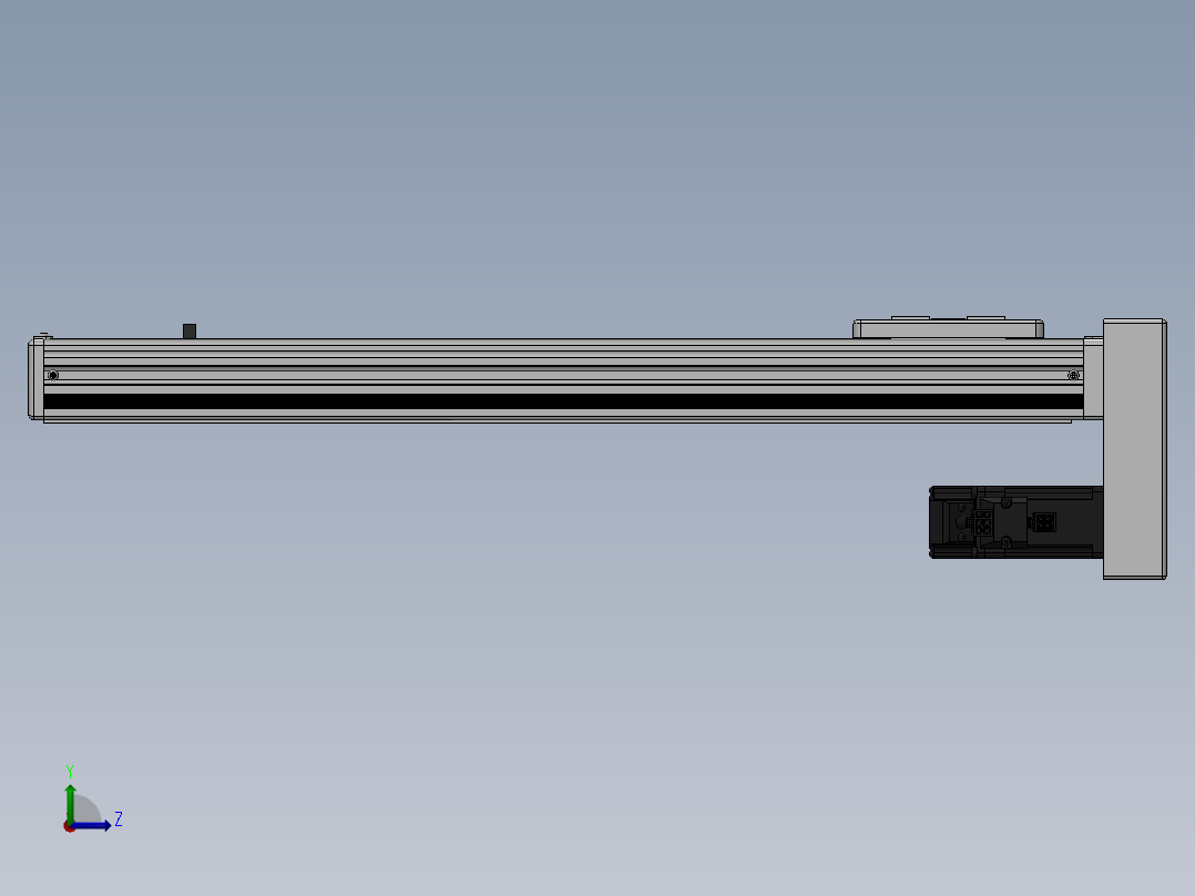 精密模组MY60-T10-400L-BM-P10-C4-C左视图
