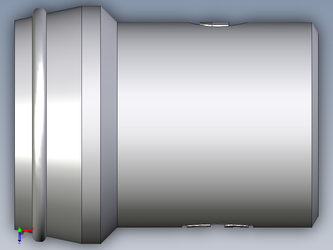 卡套式工业通用硬管接头EO_Schweisskegel_SKA28X3俯视图