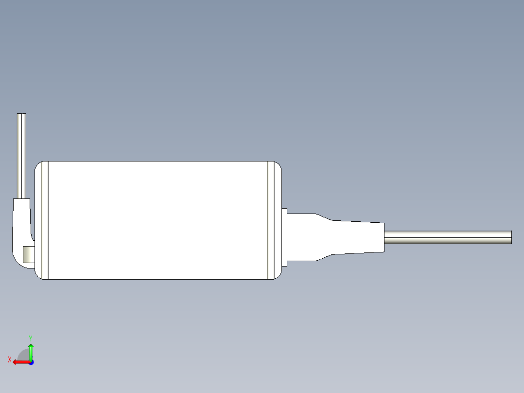 基恩士SJ-U1_kc图纸模型后视图