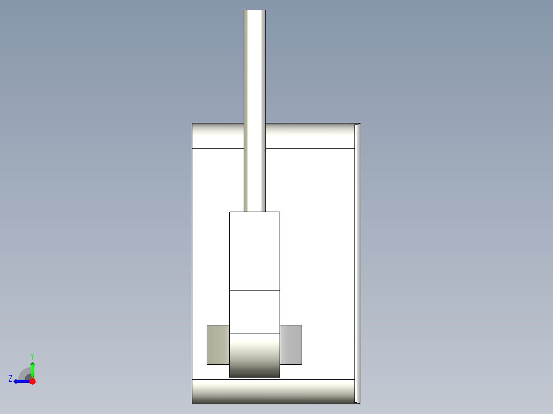 基恩士SJ-U1_kc图纸模型右视图
