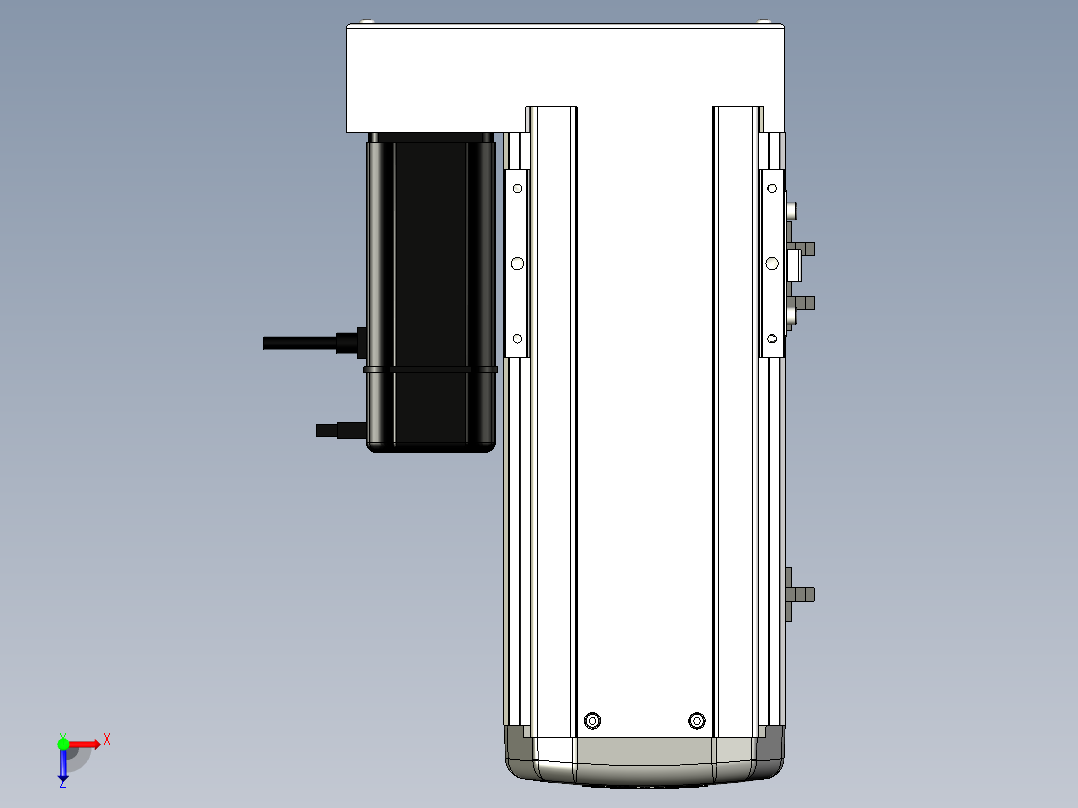 Toyo东佑达直线模组-ETH13-150-BL-400W+煞車俯视图